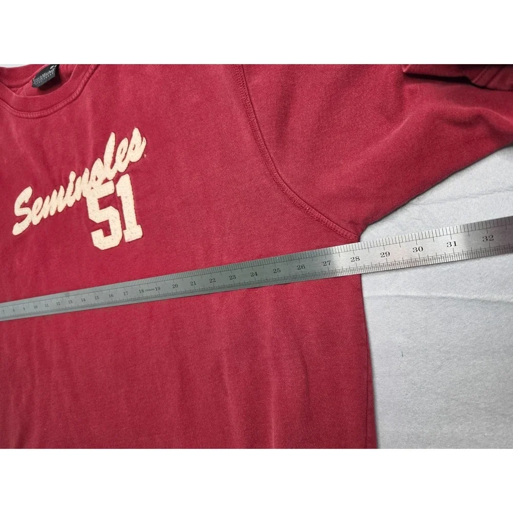 Jones & Mitchell Florida‎ State Seminoles Football Sweatshirt Men's 2XL Maroon